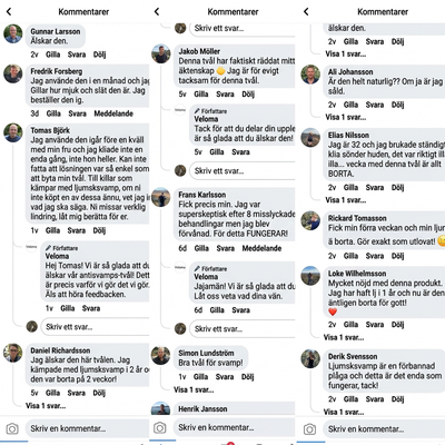 Veloma Antisvamptvål